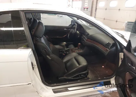 2004 BMW 330Ci из США, поврежденный, VIN WBABD53494PL10196